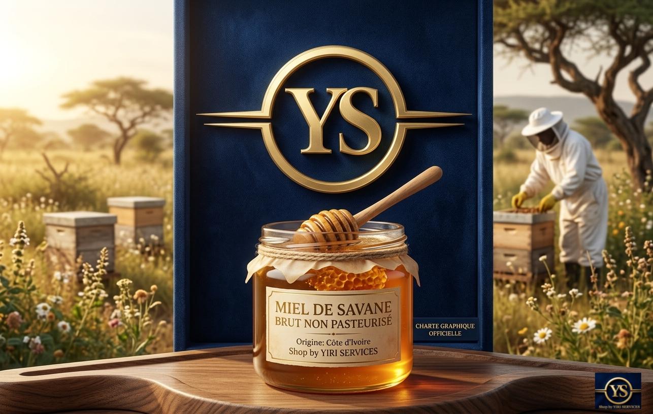 Miel de savane brut non pasteurisé 100% naturel – grossiste miel Côte d'Ivoire