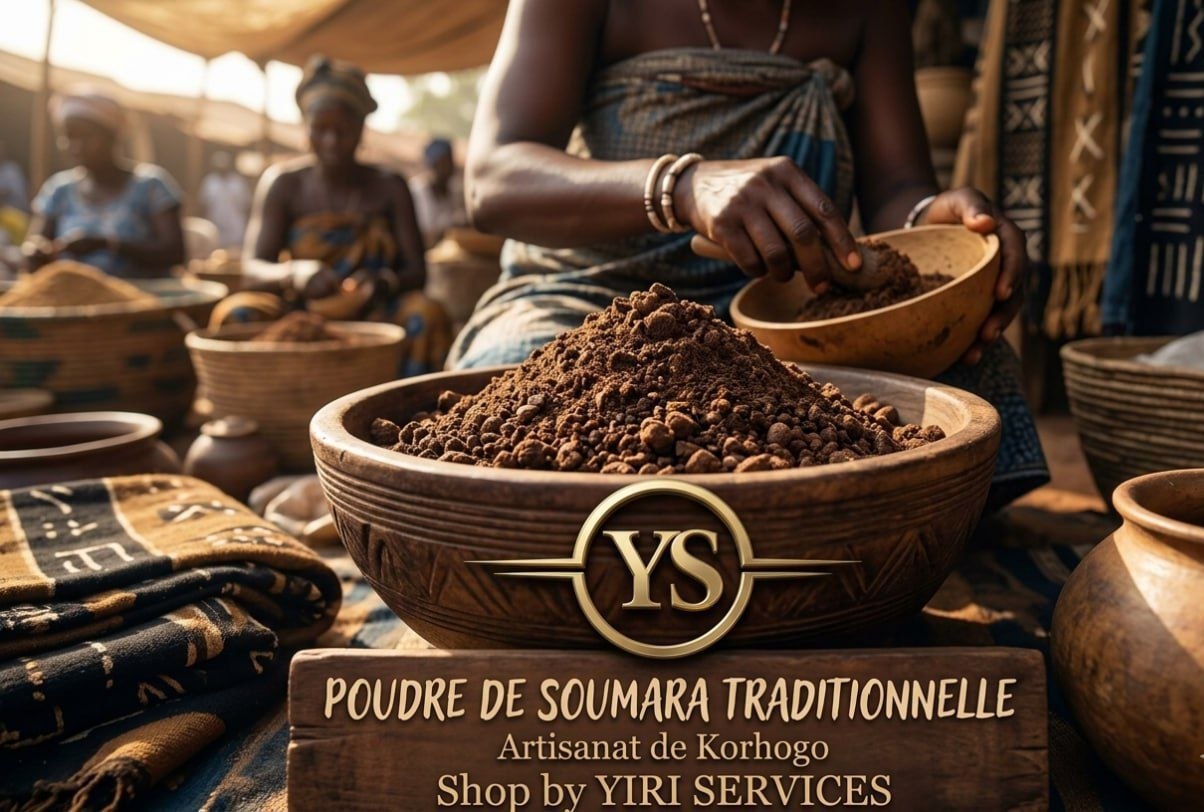 Soumara soumbala pur de Korhogo sans sable – épice traditionnelle africaine en gros